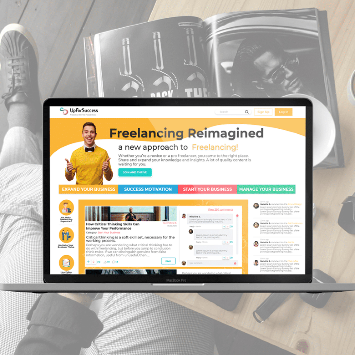 Case Study - UpForSuccess